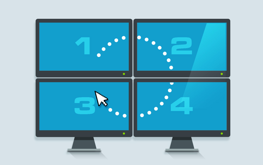 Aten Boundless Mouse Switching Across Displays