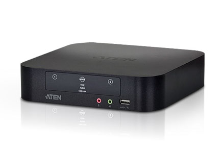 Aten CS1944 Dual Monitor Mini-DisplayPort KVM, 2-Port