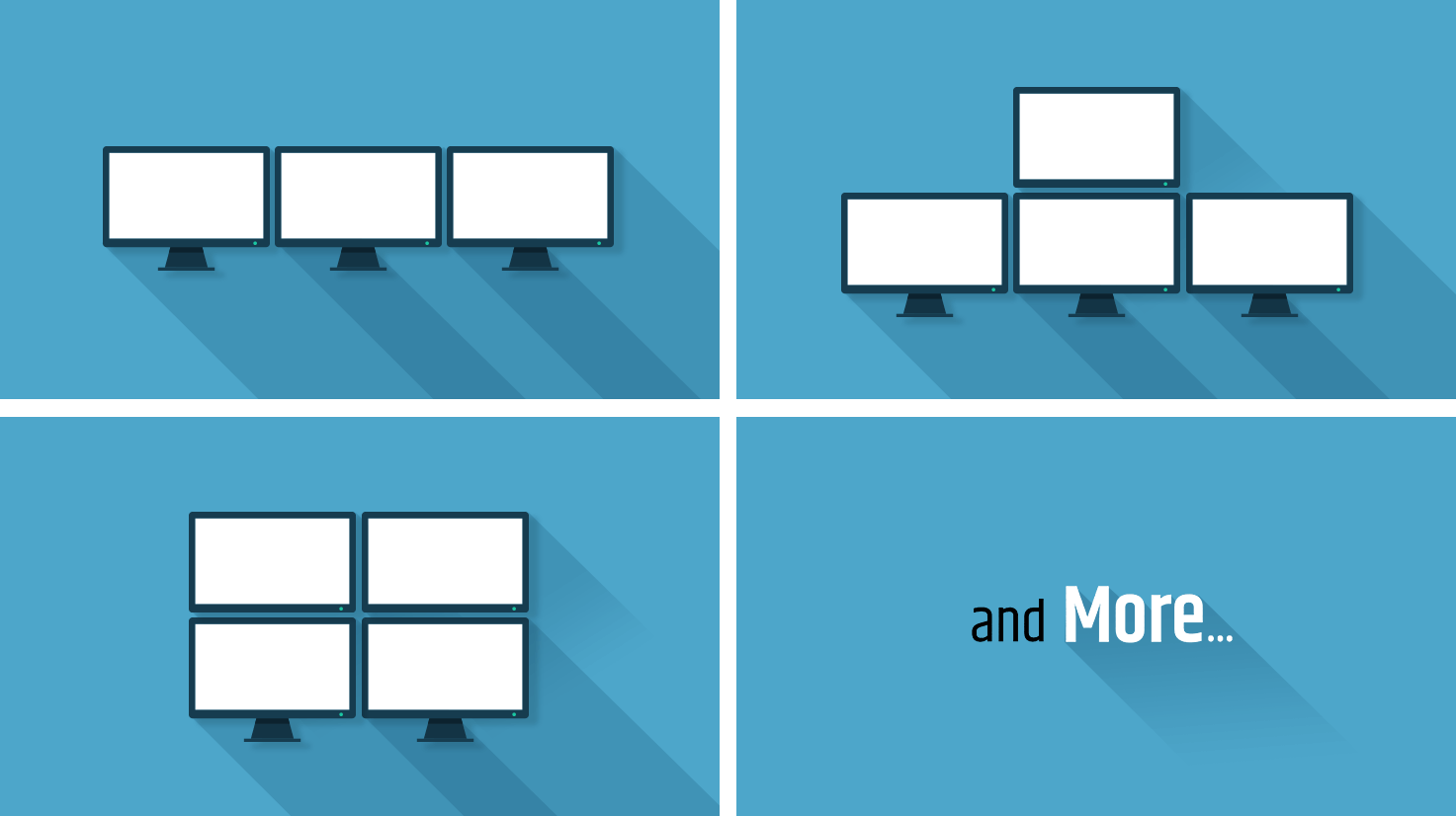 Aten KE Series Video Walls & Command Centers