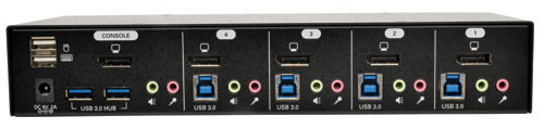 Tripplite B004-DPUA4-K Unit Rear