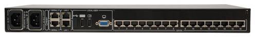 B072-016-IP2 Tripp Lite CAT5 IP KVM Rear Connections