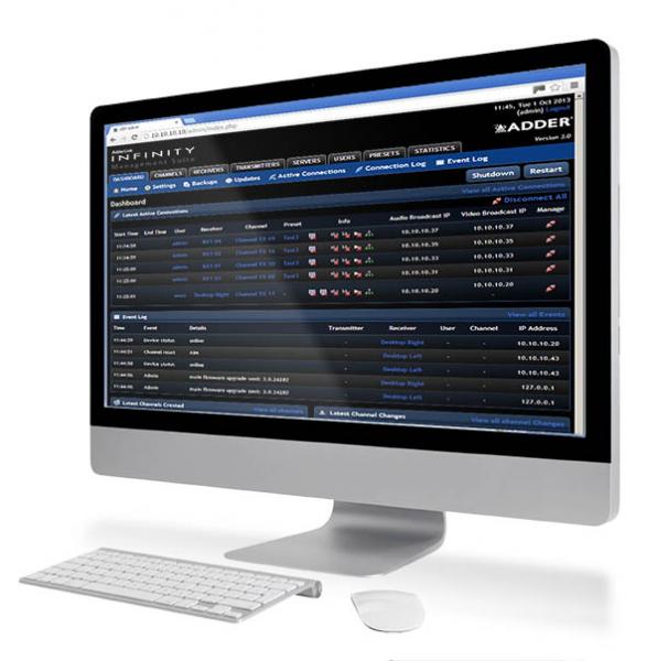 Adder Infinity Manager Interface