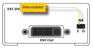 Gefen EXT-DVI-EDIDN Setup Write Enabled Diagram