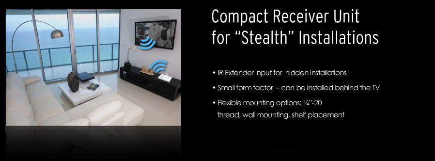 Gefen GTV-WHD-60G Application - Compact HDMI Receiver for any application