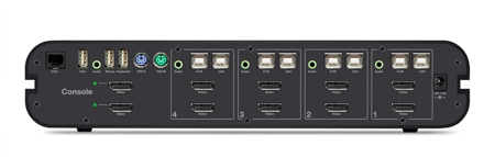 Belkin F1DN104W Product Rear