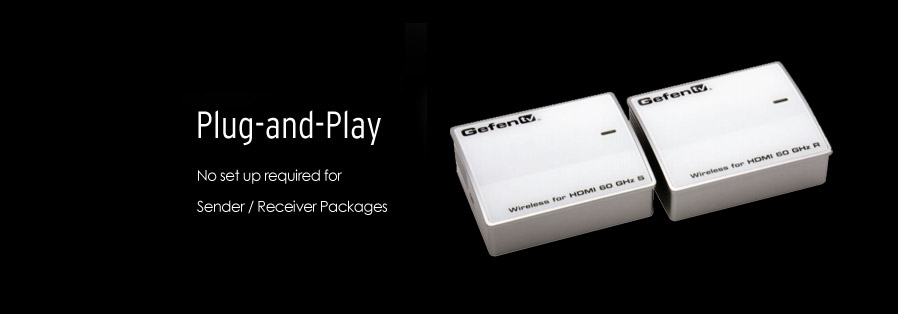 Gefen GTV-WHD-60G Application - Plug and Play Install