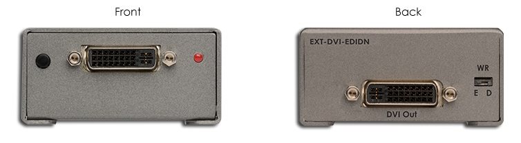 Gefen EXT-DVI-EDIDN Back & Front