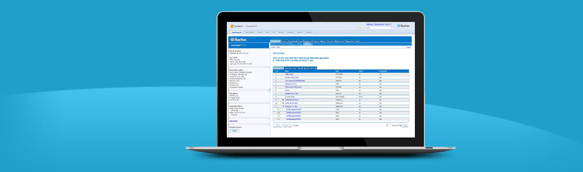 Web Browser IP KVM Management Banner