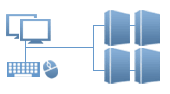 Multi-Monitor 4 Port Desktop KVM