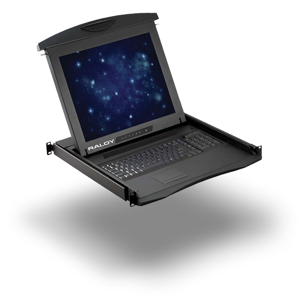 らむにゃ RNX119 - Raloy RNX119 1U 19Inch Short Depth LCD Rack Console