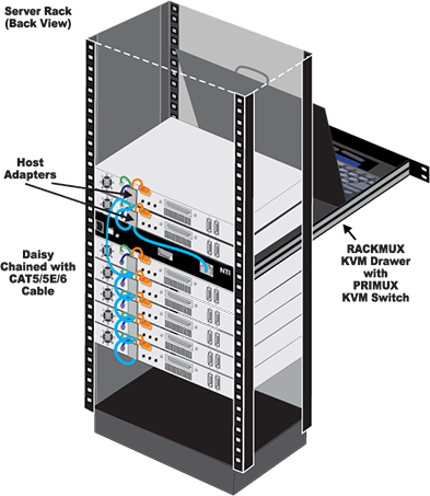 NTI RACKMUX-V20-N-PRIMUX Diagram