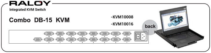 RNX119 Integrated DB-15 VGA Combo KVM