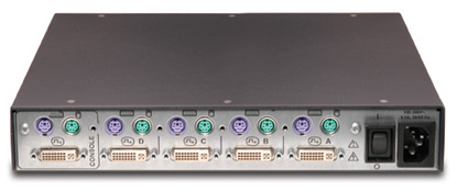 Avocent SwitchView SC4PDV-001 Secure KVM Switch Back View