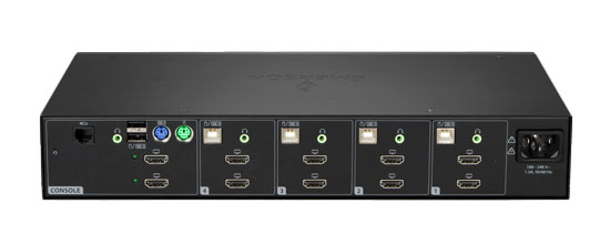 SC940H-001 - 4-port Secure EAL4+ KVM, Dual Monitor HDMI 1.4, Audio