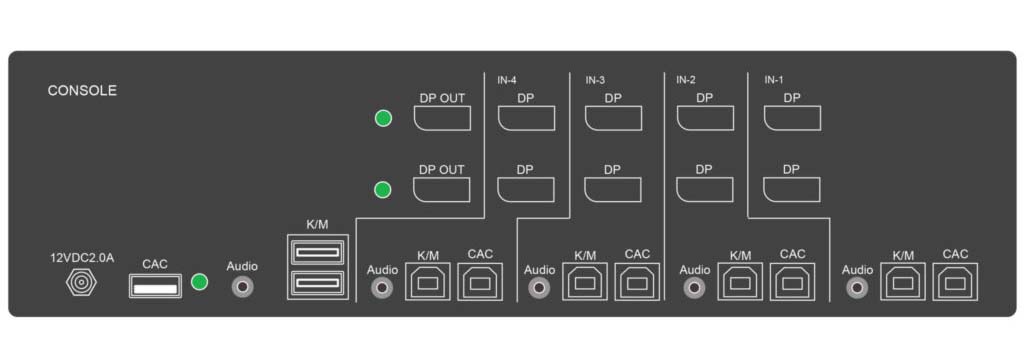Rear view of the SDPN-4D-P