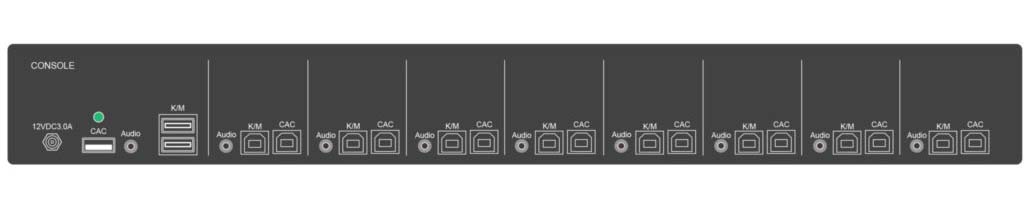 Rear view of the SKMN-8S-P