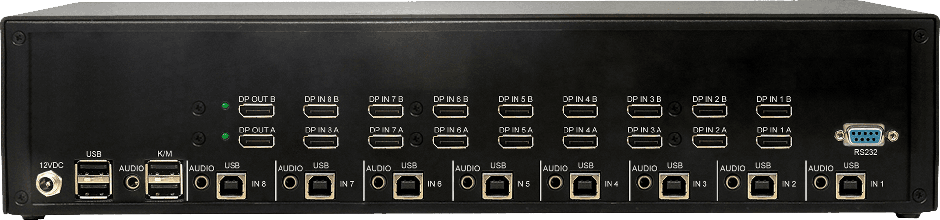 SmartAVI SM-EDPN-8D-S Rear Ports