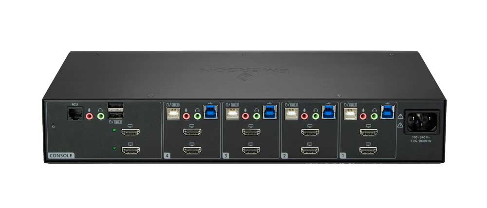 Avocent Vertiv SV340H Back of Unit