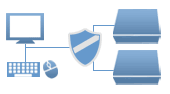 Secure 2 port Desktop KVMs