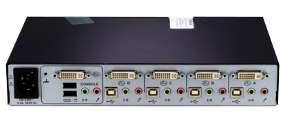 Avocent SwitchView SC640 Secure KVM Switch Back View
