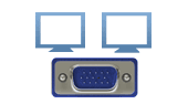 Dual Monitor VGA KVM Switches