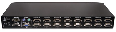 Avocent SwitchView 16SV1000 KVM Switch Backside