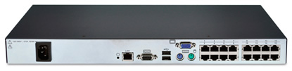 Avocent AV3016 Digital KVM Appliance Back View