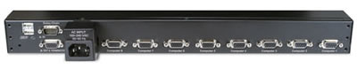 Avocent LCD Console with KVM Switch Backside