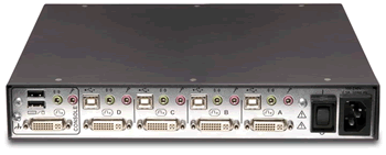 Avocent SC4UAD-001 KVM Switch Backside