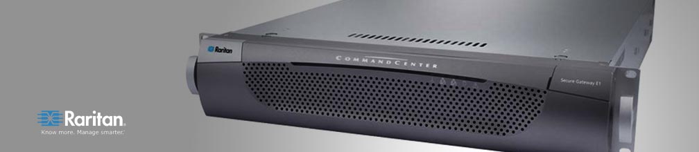 Raritan CommandCenter Secure Gateway Banner