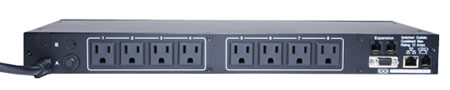 Dataprobe iBootBar Reboot Power Strip Backside