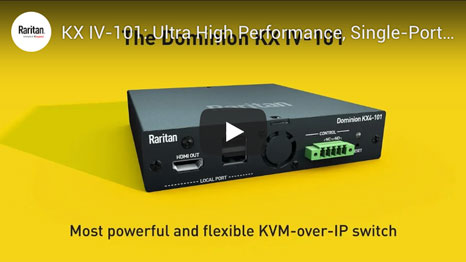 Video Thumbnail - KX IV-101: Ultra High Performance, Single-Port KVM-over-IP Switch with 4K Video