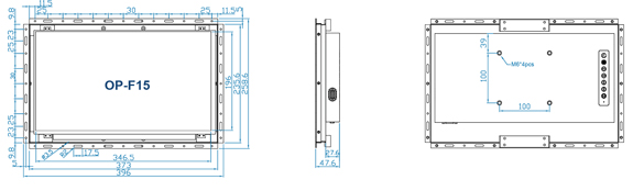 Austin Hughes UltraView OP-F15 Layout