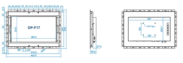 Austin Hughes UltraView OP-F17 Layout