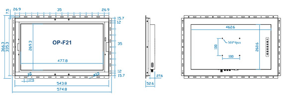Austin Hughes UltraView OP-F21 Layout