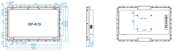 Austin Hughes UltraView OP-K15 Layout