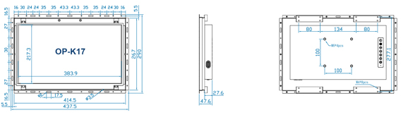 Austin Hughes UltraView OP-K17 Layout