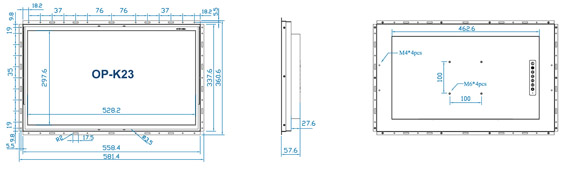 Austin Hughes UltraView OP-K23 Layout