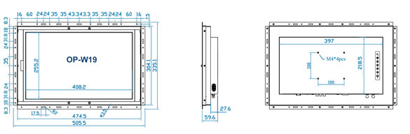 Austin Hughes UltraView OP-W19 Layout