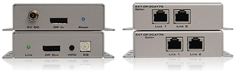 EXT-DP-2CAT7 DisplayPort Extender Inputs
