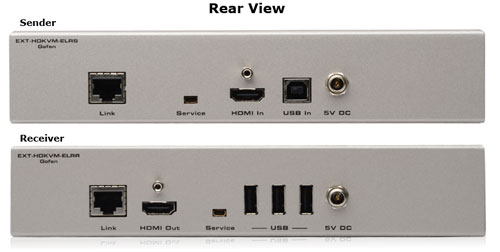 Gefen EXT-HDKVM-ELR Back View