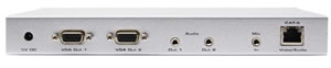 EXT-VGAAUD-CAT5-142 Receiver Back Panel