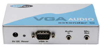 EXT-VGAAUD-CAT5-142 Sender Front Panel 