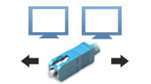 Multi-Screen KVM Extenders over Fiber