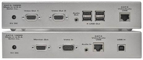 Gefen EXT-CAT5-1000 Receiver & Sender Backside