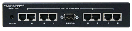 Gefen 1:8 Component CAT5 Sender Backview