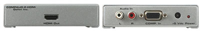 Gefen Component Audio to HDMI Adapter Side Views