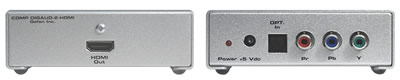 Gefen Component + Digital Audio to HDMI Adapter Backsides