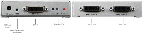 Gefen EXT-DVI-142DL Front & Back Side
