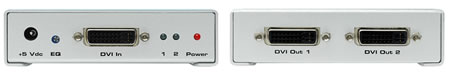 Gefen 1:2 DVI SL Splitter Backside